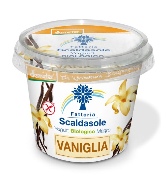 Yogurt magro Demeter vaniglia del Madagascar - Sapori News 