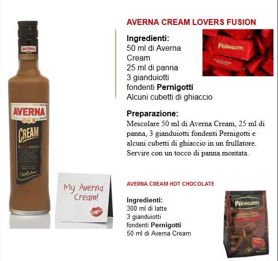 Averna Cream e cioccolato Pernigotti, ecco l’elisir dell’amore - Sapori News 