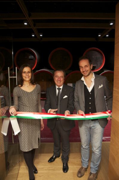 Inaugurata la nuova sala degustazioni alla cantina S.Osvaldo intitolata al fondatore