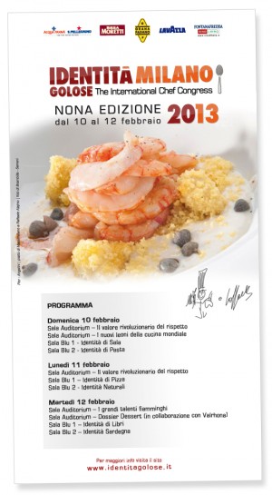 All'insegna del rispetto la nona edizione di IDENTITA' GOLOSE - Congresso Internazionale di Cucina d'Autore