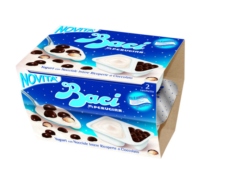 Baci Perugina: yogurt cremoso al sapore di ...bacio!