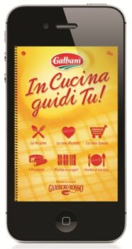 Nuova app Galbani "In cucina guidi tu!"con tante gustose ricette firmate Gambero Rosso! - Sapori News 