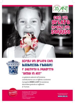 Con un gelato regali un sorriso: la settimana del gelato per ANT