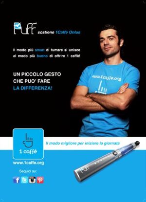 PUFF-SIGARETTE ELETTRONICHE SOSTIENE 1CAFFE.ORG, LA PRIMA ONLUS INTERAMENTE DIGITALE - Sapori News 