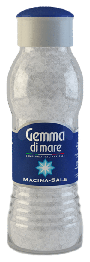 CIS-compagnia italiana sali: Macina sale in vetro “Gemma di mare”,deliziose scaglie di sale direttamente in tavola