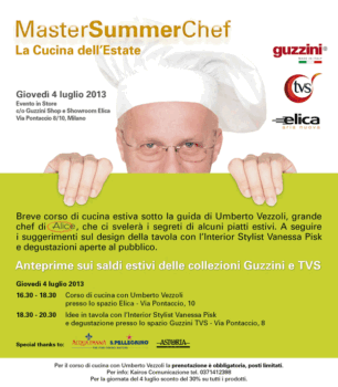 Master Summer Chef allo store guzzini/tvs. la cucina dell’estate - Sapori News 
