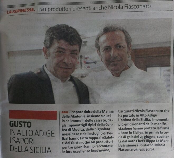 Eccellenze siciliane in alto adige - Sapori News Il Magazine Dedicato al Mondo del Food a 360 Gradi