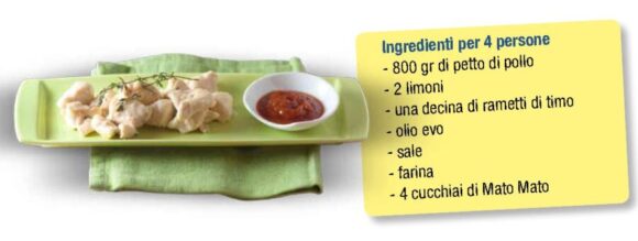 BOCCONCINI DI POLLO AL TIMO E KETCHUP - Sapori News 