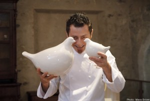 Un menu speciale per San Valentino firmato Stefano Cerveni, chef del ristorante Due Colombe situato in un antico borgo
