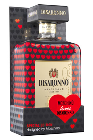MOSCHINO loves DISARONNO: per San Valentino nuova romantica veste per il liquore italiano più bevuto al mondo - Sapori News 