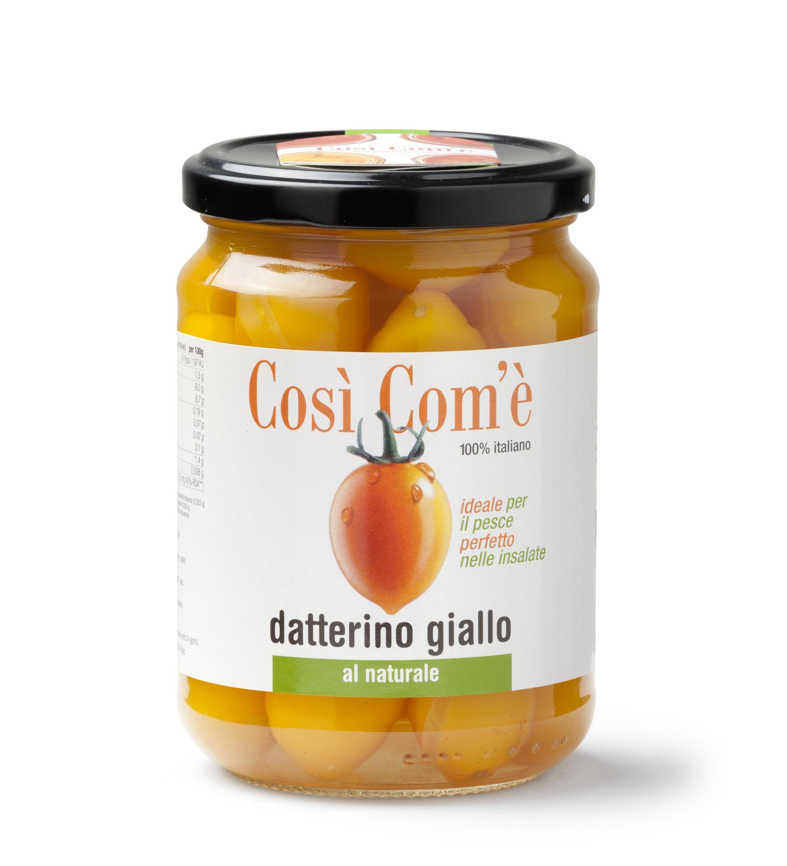 Datterino Giallo Così Com’è: un tocco di colore e di gusto nei vostri piatti!