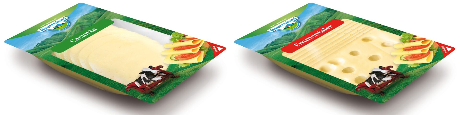 Nuovo look per i formaggi a fette Bayerland‏