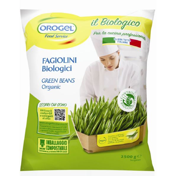 Imballaggi biodegradabili e compostabili per la nuova linea dei “vegetali Bio” Orogel