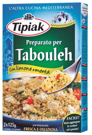 Tabouleh TIPIAK con insalata calda di gamberi e calamari e gazpacho di pomodoro - Sapori News 