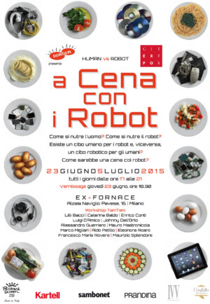 A cena con i robot Milano, dal 23 giugno al 5 luglio