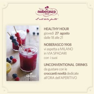 Noberasco Healthy Hour: quando l’aperitivo fa rima con benessere