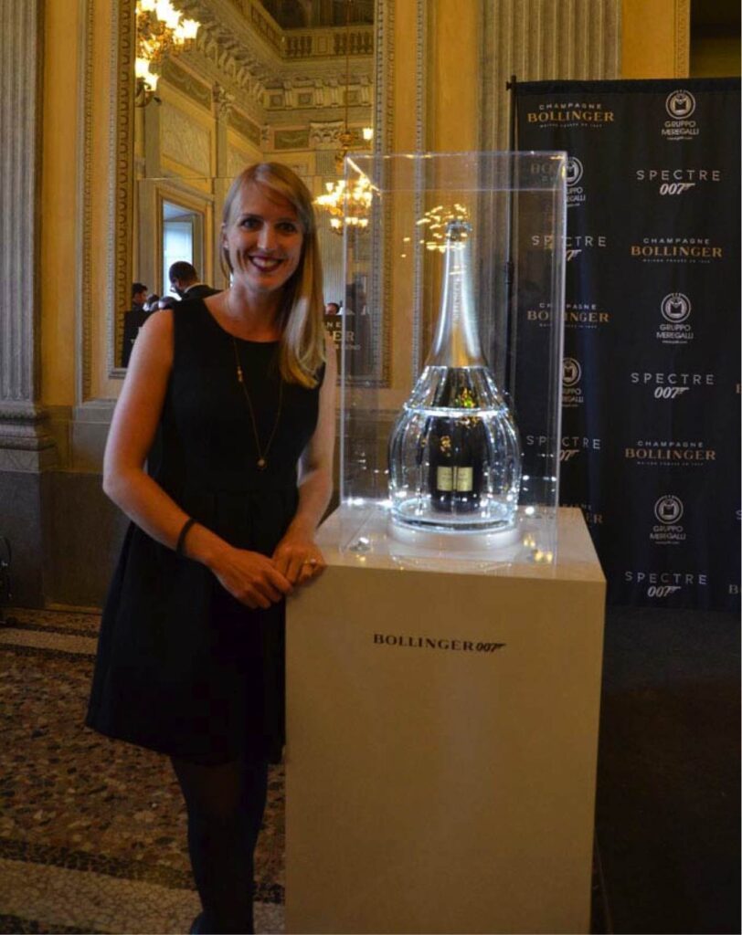 Bollinger celebra l'uscita in Italia di Spectre Limited Edition esclusivo champagne a Villa Reale - Sapori News 