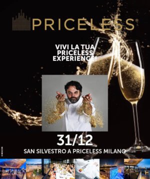 Il 31 Dicembre festeggia con noi il Capodanno al Ristorante Priceless Milano