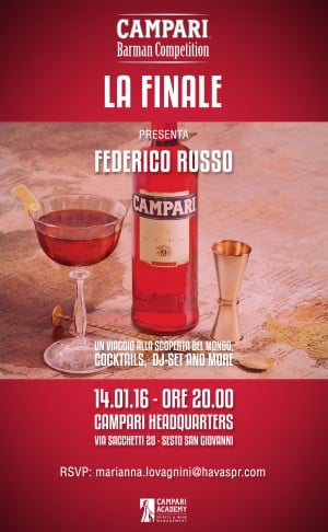 Al via la finale della Campari Barman Competition 2016 - Sapori News 