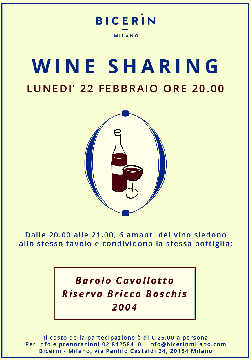 Sbarca a Milano il “Wine Sharing”