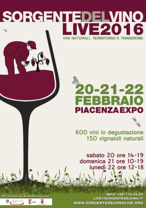 Sorgentedelvino LIVE 2016 vini naturali, di territorio e di tradizione - Sapori News 