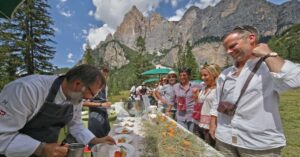 La Dolomitica il picnic più stellato d'Italia in Alta Badia