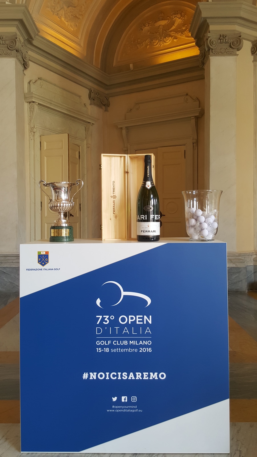 Agli Open d'Italia di Golf si brinda con le bollicine Ferrari Trentodoc firmate Lunelli