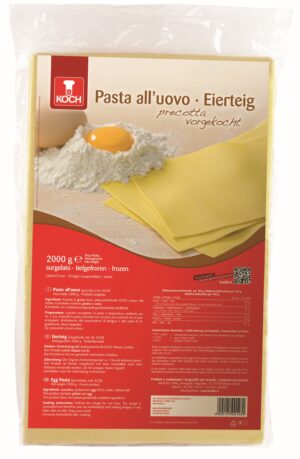 La Pasta all'uovo surgelata Koch ingrediente ideale per ricette gustose - Sapori News 