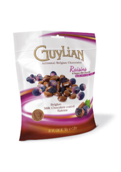 GUYLIAN Uva sultanina ricoperti di cioccolato al latte 150g - Sapori News 