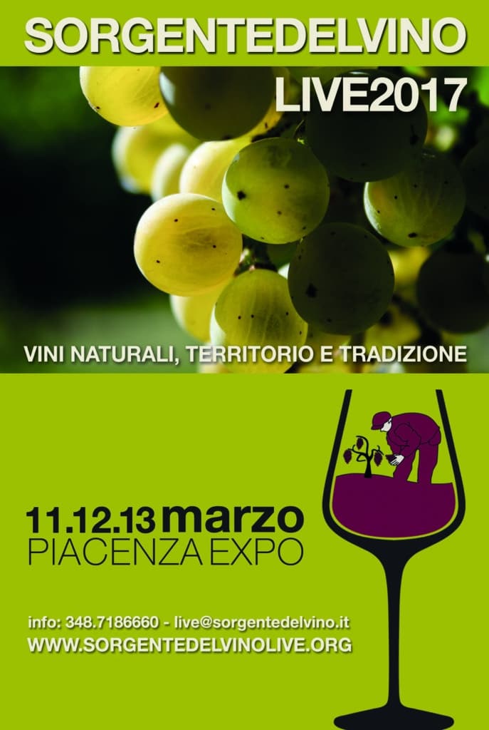 Sorgentedelvino LIVE 2017 dall'11 al 13 marzo Piacenza - Sapori News 