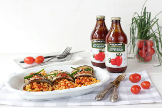 Paccheri al forno con salsa di pronta di datterino Agromonte - Sapori News 