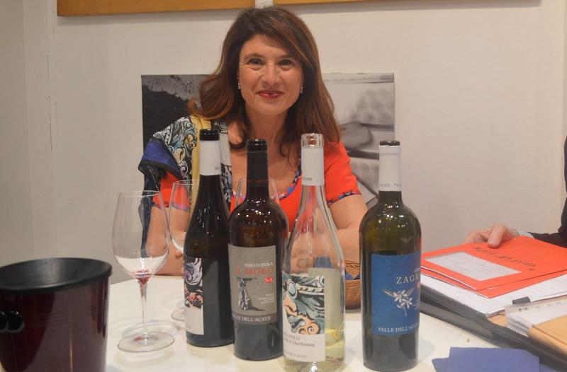 Gaetana Jacono e i vini di Valle dell’Acate in anteprima