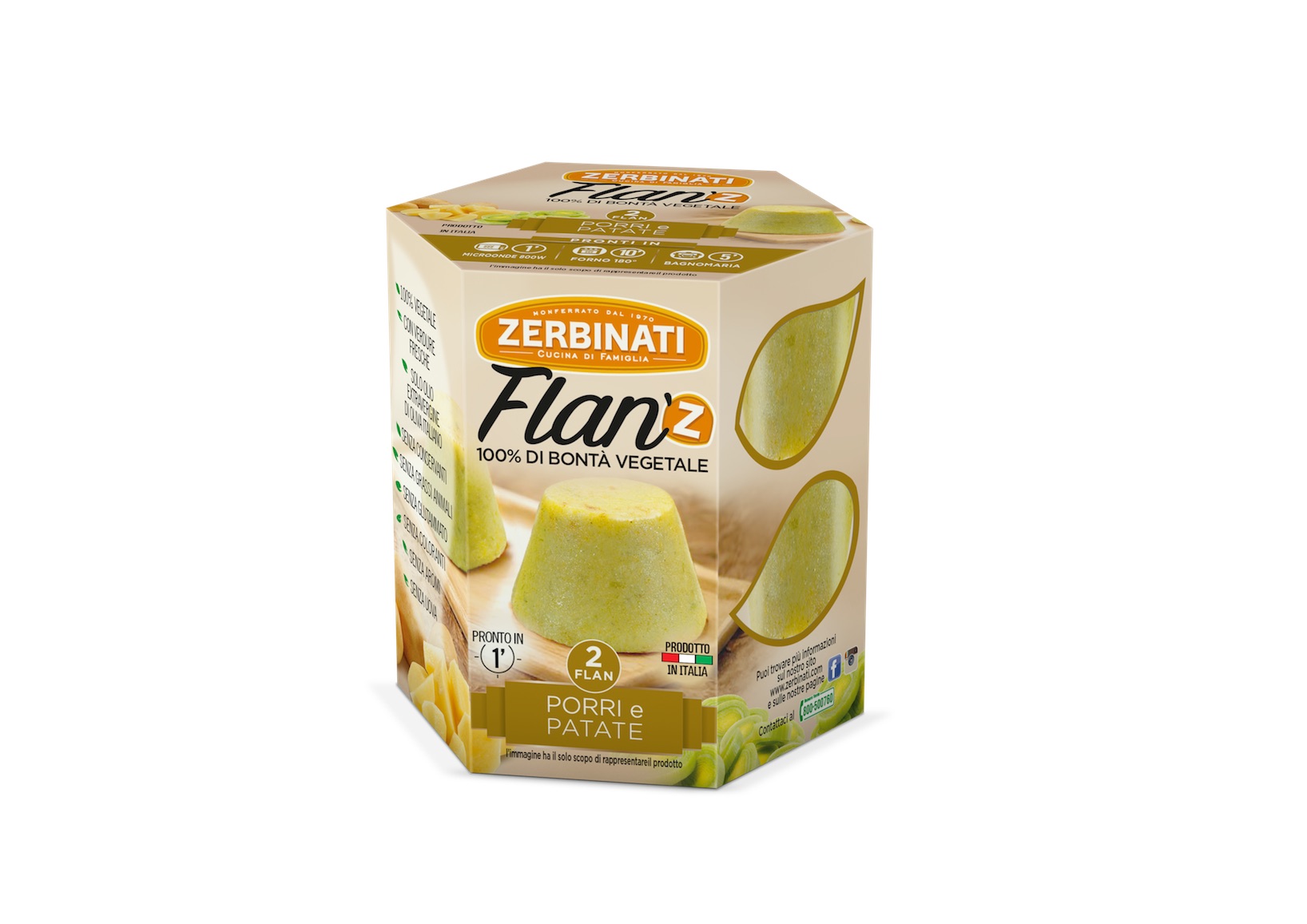 Flan’Z  Zerbinati, i tortini tutti vegetali che innovano la cucina tradizionale - Sapori News 