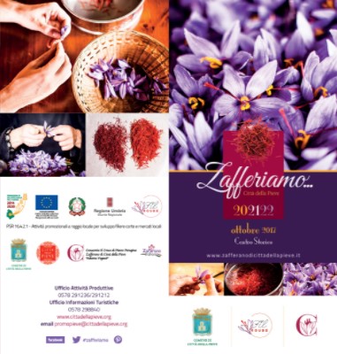 “Zafferiamo”, così Città della Pieve celebra la prelibata spezia dal 20 al 22 ottobre