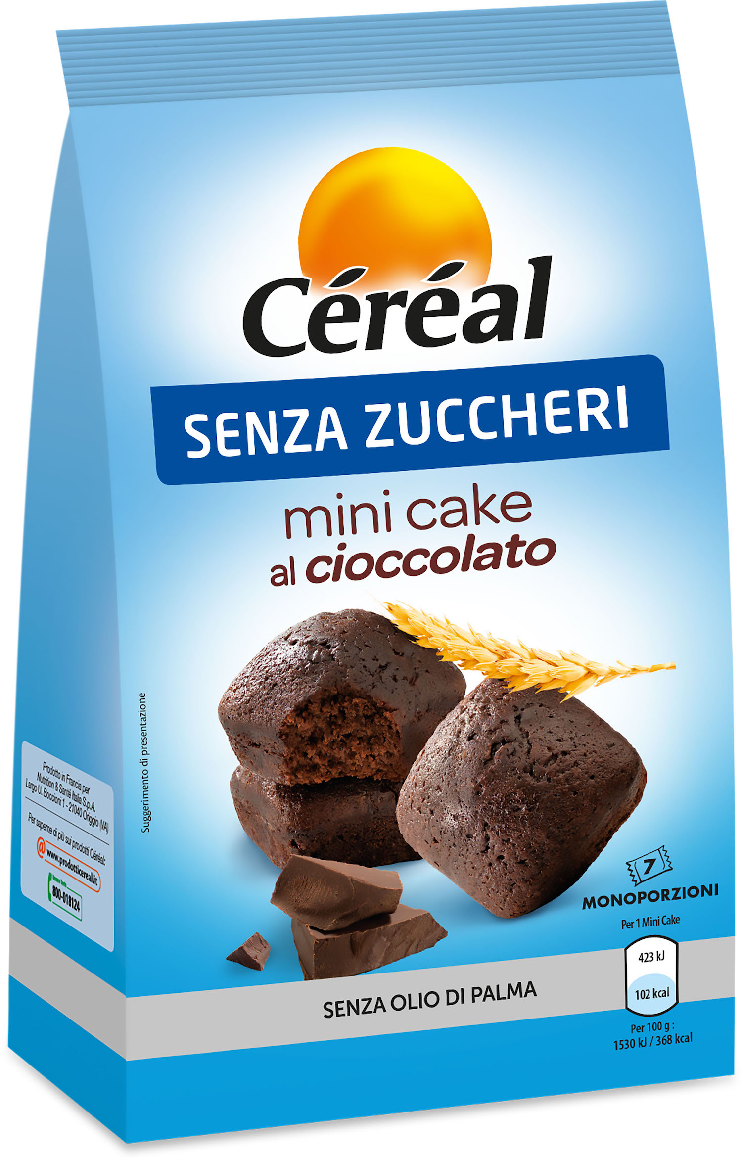 Arrivano i nuovi Mini Cake senza Zuccheri Céréal nei due gusti Limone o Cioccolato!