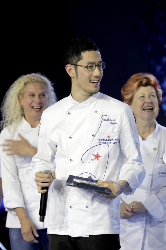 S.Pellegrino Young Chef assegna il podio del vincitore al giapponese Yasuhiro Fujio