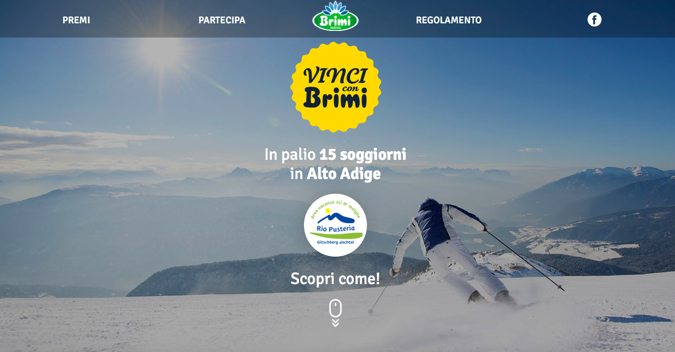 Il concorso “Vinci con Brimi” ti porta in Alto Adige!