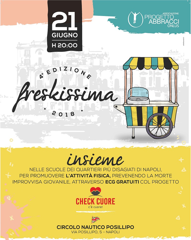 La IV Edizione di Freskissima sostiene il progetto Check Cuore