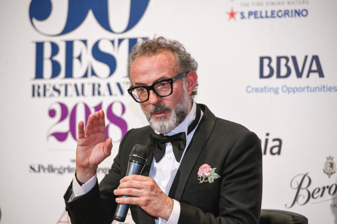 Massimo Bottura e l'Osteria Francescana al primo posto nella classifica The World's 50 Best Restaurants 2018