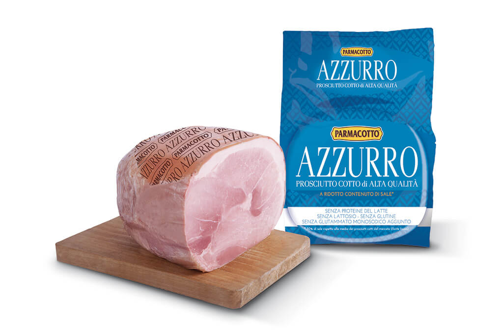 Parmacotto Azzurro, il prosciutto cotto con 25% di sale in meno