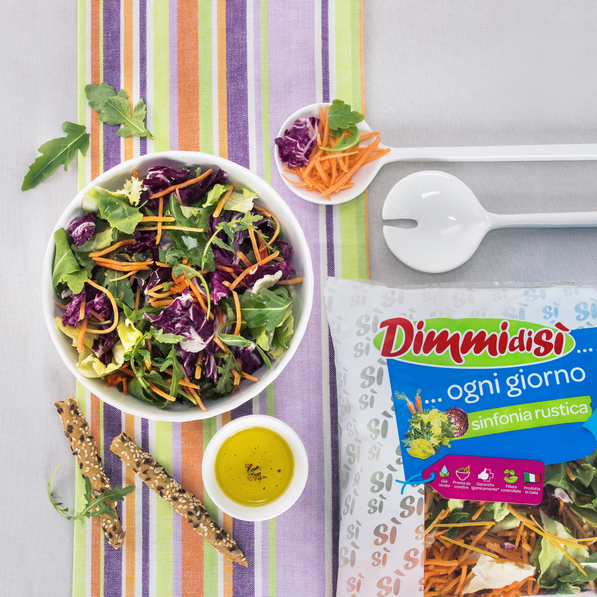 DimmidiSì : due nuove insalatone arricchite con pecorino e con soia edamame