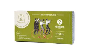 Trillo, la nuova capsula di Giuliano Caffè totalmente compostabile