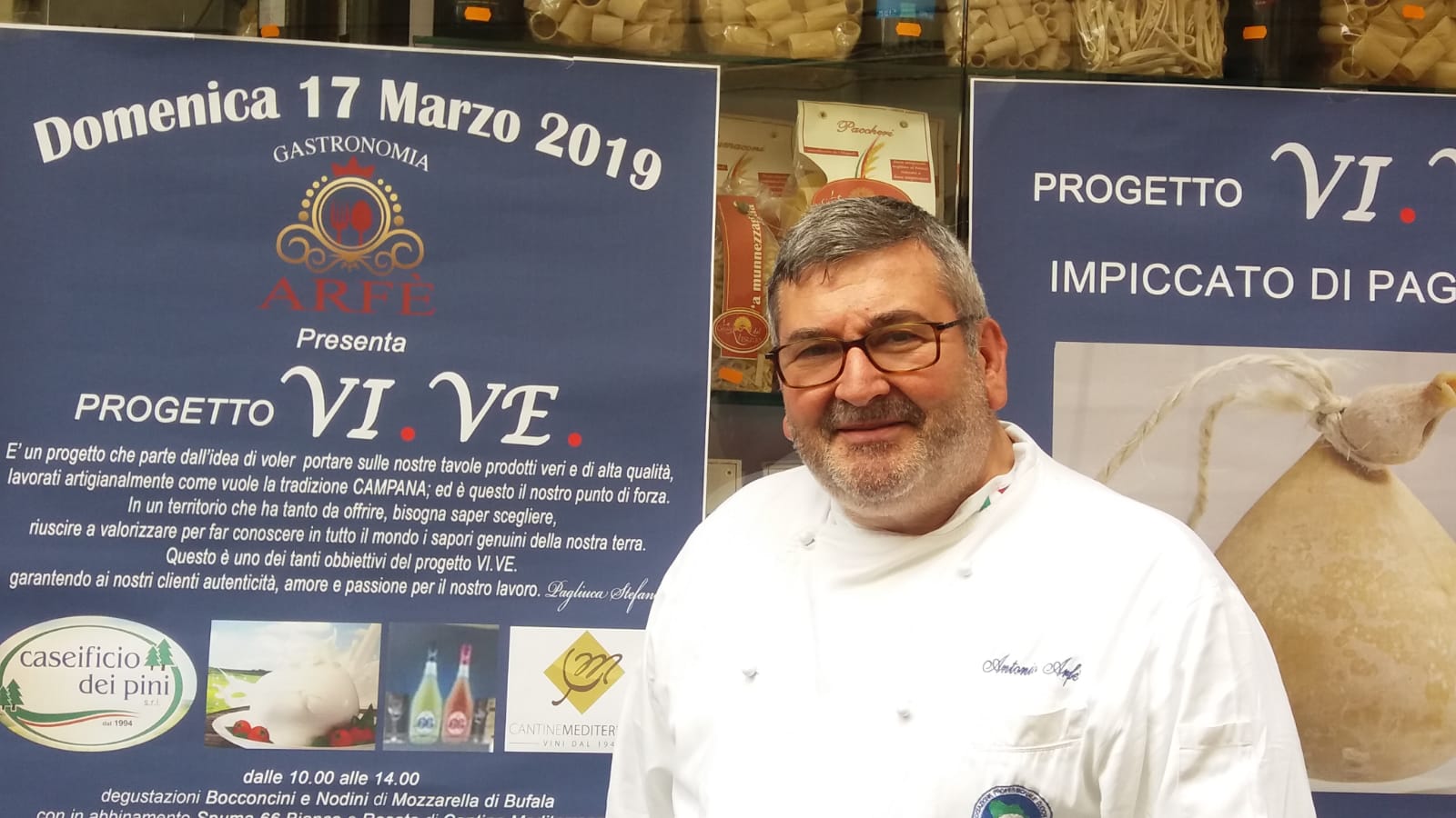 Presentato a Napoli presso la gastronomia Arfè il progetto Vi.Ve