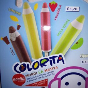 Sammontana: tra le novità dell'estate Colorita, il ghiacciolo a forma di matita!