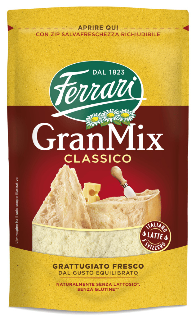 GranMix Ferrari, il pratico e gustoso grattugiato fresco  di Ferrari - Sapori News 