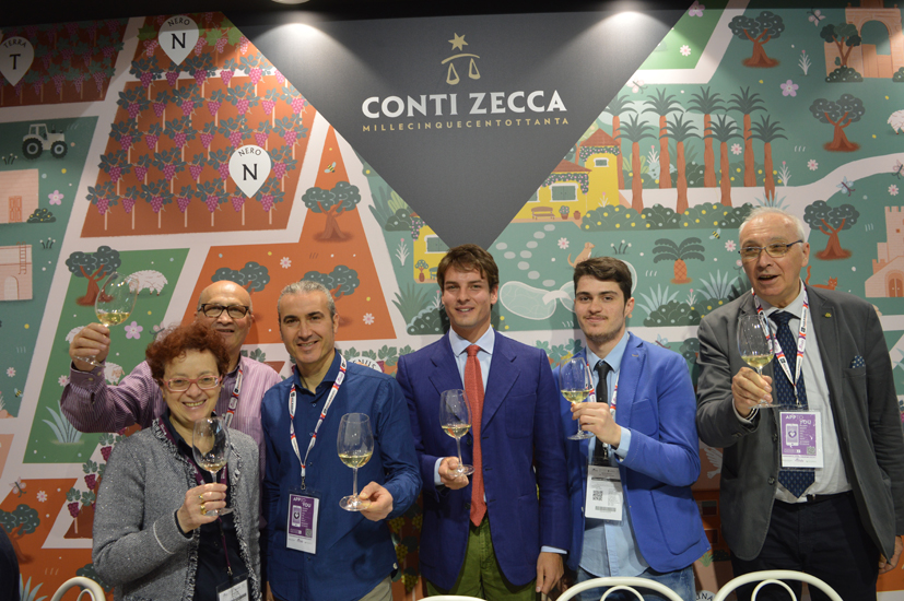 Con i  Vini del Territorio e Agapò (AMORE) la Cantina Conti Zecca si presenta al Vinitaly 2019 - Sapori News 