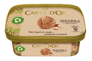 La vaschetta del gelato Carte D'Or ora è riciclabile e compostabile!