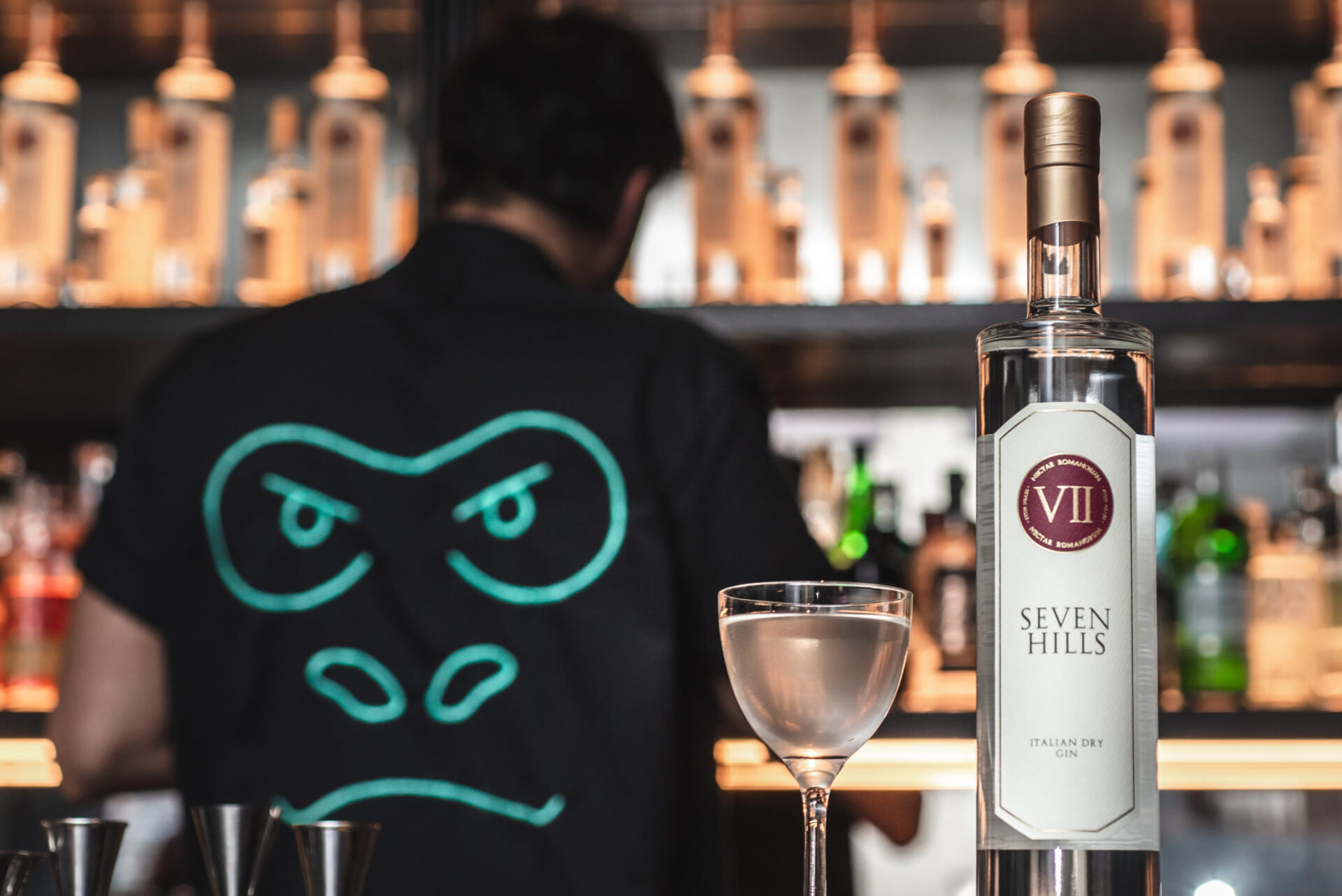 Il VII Hills Italian Dry Gin e il cocktail confidential al Drink Kong
