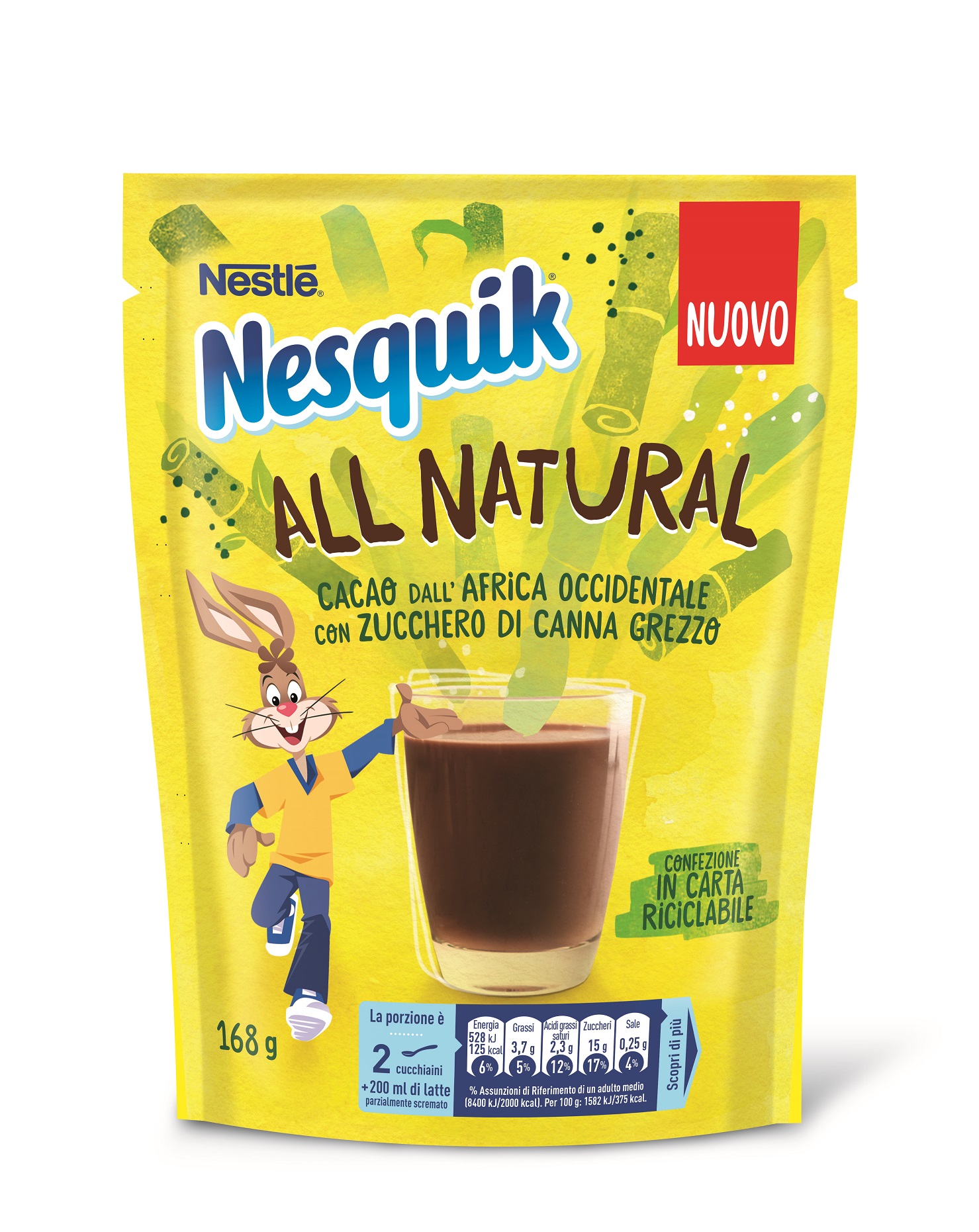 Nestlé lancia Nesquik All Natural, per una colazione sana e sostenibile - Sapori News 
