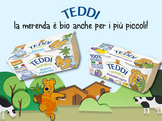 Teddi di Scaldasole nuovo nei gusti, nella ricetta e nel pack. Sempre buonissimo e biologico